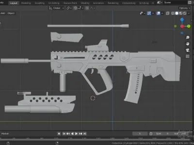 TAR 21 3D model