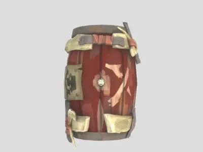 Sea of Thieves Stronghold Gunpowder Keg 3D model