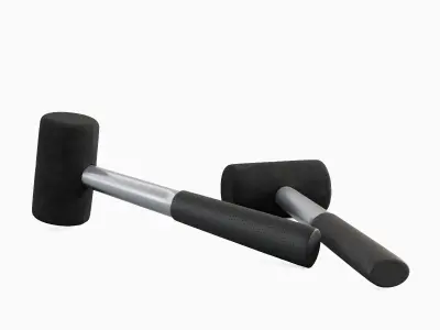 Rubber Mallet B 01 3D model