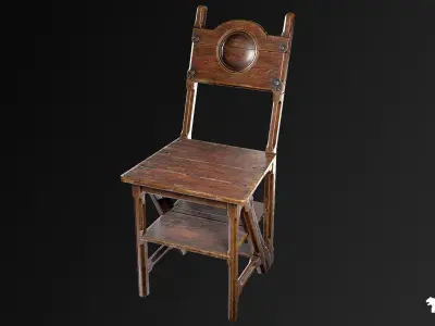 Steampunk Interior Pack Low-poly 3D model