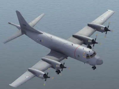 P-3 Orion RNoAF 3D model