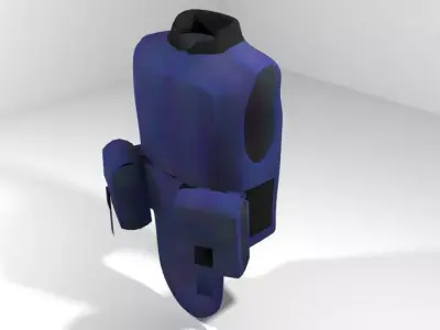 Armour Vest - Type 4 3D model