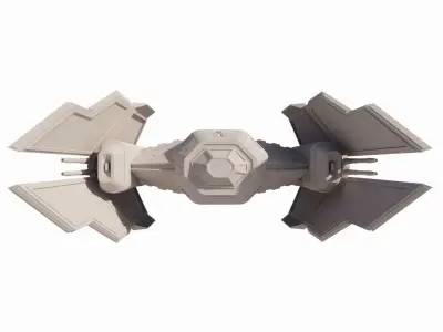 Spaceship-spacecraft-3 3D model