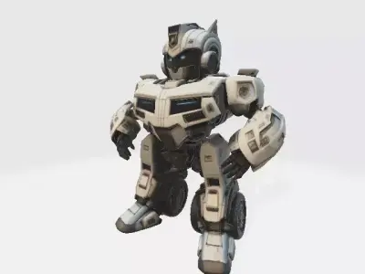 Transformers White Car 3D print model