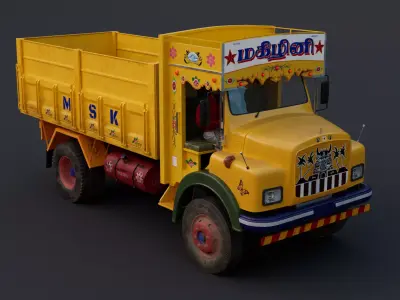 TATA se Truck 3D model