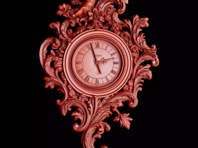  classic clock print 2 3D model