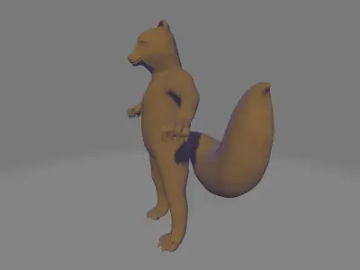Baby Fox 3D model purchase