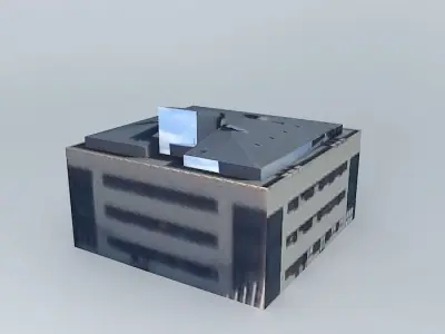 Building on C  Panzares 8 Free 3D model