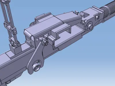 Machine Gun DShK DShKM 3D model