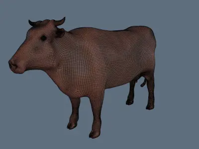 Cow Model 3D model purchase