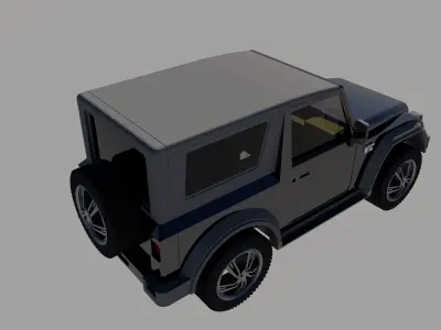 mahindra thar 3d model 3D print model