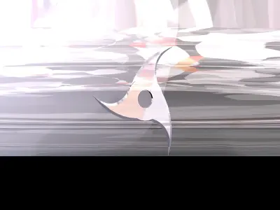 Shuriken 3blade Free 3D model