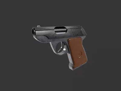 TF2 Pistol - Team Fortress 2 Low-poly 3D model