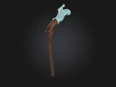 Old Water Spigot Vintage Faucet Model for Rustic and Historical  3D model