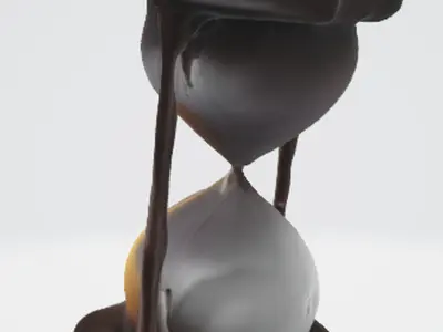 Classic Hourglass 3D Model 3D model