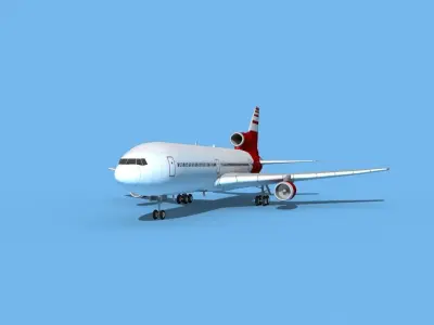 Lockheed L-1011 TriStar Corporate 4 3D model