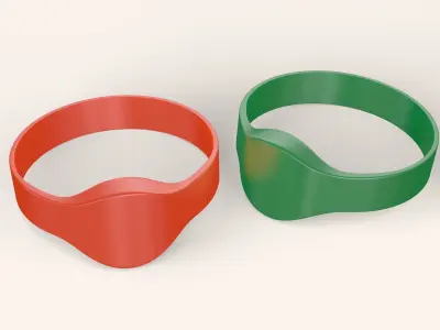 Silicone Wristbands 3D model