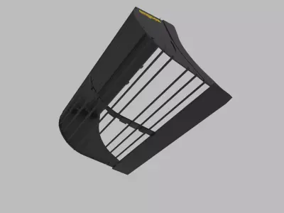 Engcon Riffle Bucket Low-poly 3D model