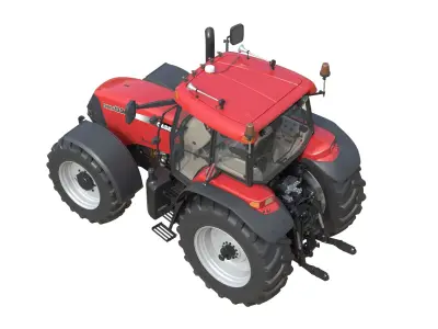 Case IH MXM190 Tractor Low-poly 3D model