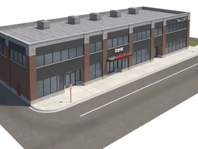 Commercial-032 Office Building 3D model