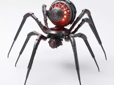 SciFi Robotic Spider Drone 3D model