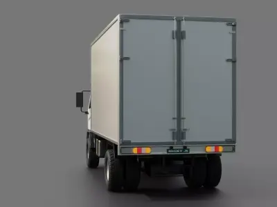 Mercedes-Benz Accelo Box Truck 3D model