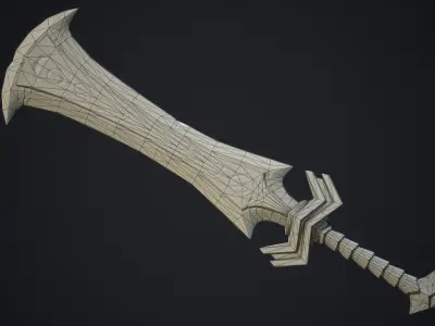 Stylized Fantasy Sword Pack Low-poly 3D model
