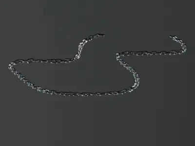 Chain Low-poly 3D model by CebiGameStudio3D