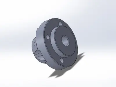 Bush of machine fixture unit 3d solid works model 3D model