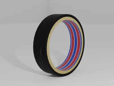 Duct tape Low-poly 3D model