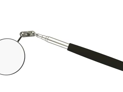 Telescopic inspection mirror 3D model