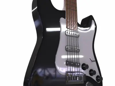 guitar electric  3D model