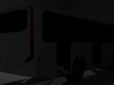 City bus Caio Apache Vip V OF-1519 Low-poly 3D model