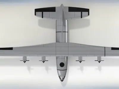 Airplane C17A PUBG  3D model