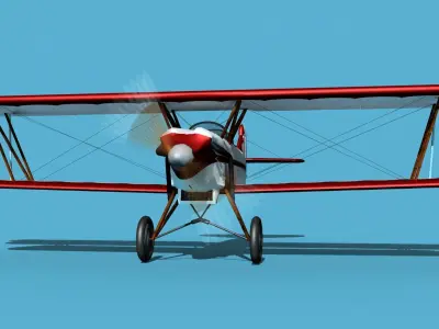 Travelair 2000 V09 3D model