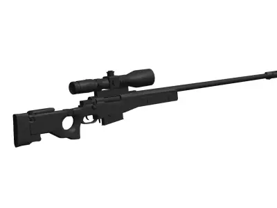 L11A3 Sniper Rifle 3D model