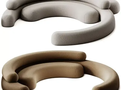 Adrenalina Nefelibata 6 Modular Sofa 3D model