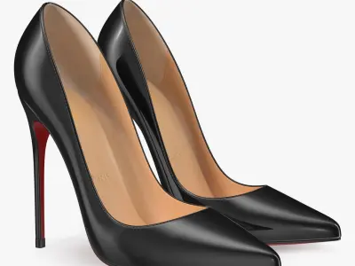 High Heels Women Shoes 3D model purchase