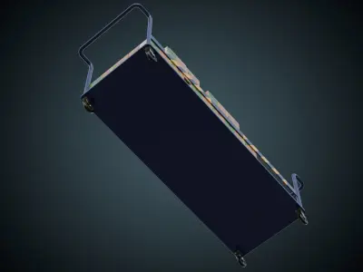 Transport Trolley 1A Low-poly 3D model by weeray