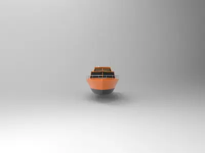 Pilot boat b 3D model