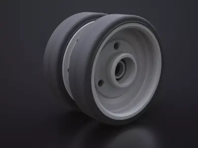 M1A2 Abrams Road Wheel Upgrade Heng Long 3D Print 3D print model