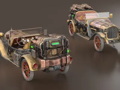  Vintage Steampunk Convertible 