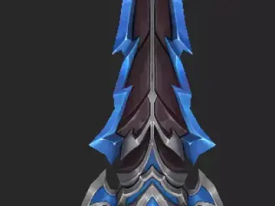 Pack With 30 Fantasy Swords - Part 11 Low-poly 3D model