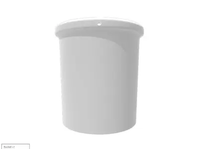 5 Gallon Bucket one tenth Free 3D print model