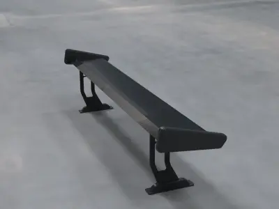 spoiler hunter tuning auto moto 3D model