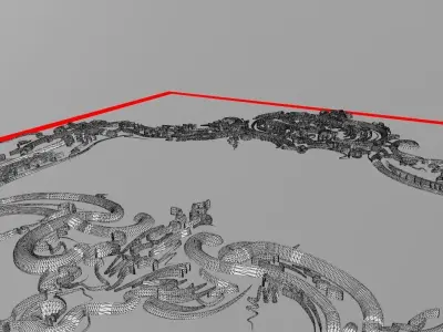 Rococo ornament 3D model