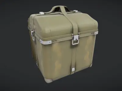 military style storage case 3D model
