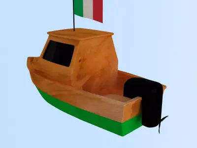 Italy Fishing Boat 3D model