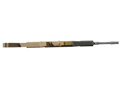 rifle tan aeg 3D model