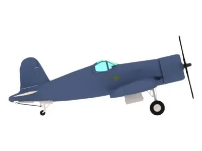 AIRCRAFT F4U1 Free 3D model
